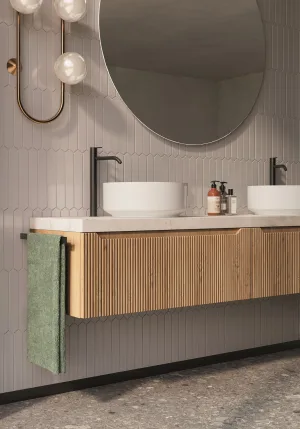 EC33.02 - Easy Cann Centre Double Basin Bathroom Set