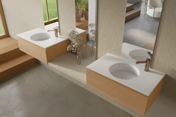 Acquabella Prisma-Bowl Encimera detalle