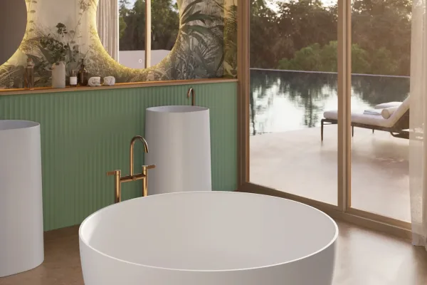 Acquabella Round toma bañera